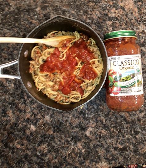 I figured that sauce was completely multipurpose — and it is, to some extent. If you haven't tried Classico, what are you waiting for ...