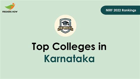 Top 10 Colleges In Karnataka Nirf 2022 Rankings