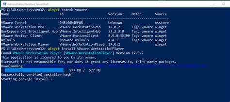 Single Command To Install Vmware Workstation On Windows 11 H2s Media