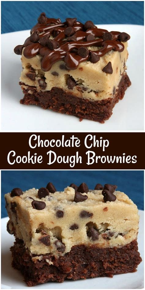Chocolate Chip Cookie Dough Brownies Recipe Girl