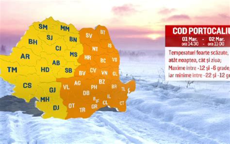 Temperaturile De 24 De Grade în Nordul României Gerul Se Menține Mai