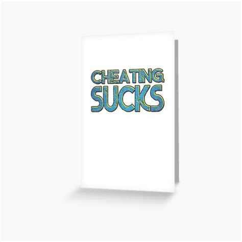 Cheating Greeting Cards Redbubble