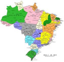 Map Of Brazil Administrative Divisions States Worldofmaps Net Online Maps And Travel