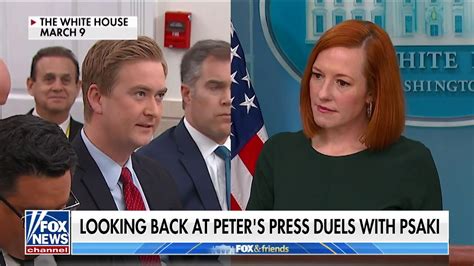 Peter Doocy Looks Back At Press Duels With Psaki Ahead Of Her Final