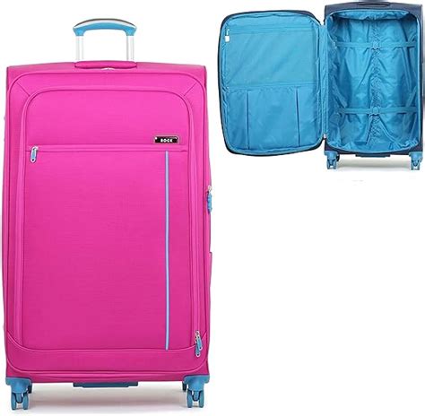 Ultra Light Expandable 4 Wheeled Spinner Luggage Suitcase Soft Case