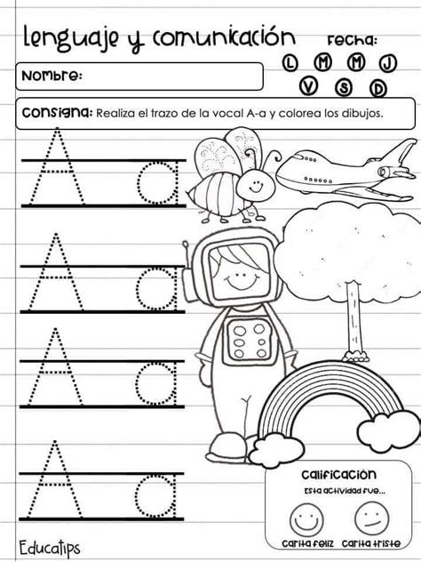 Mi Librito De Tareas Preescolar 2 Imagenes Educativas Dd0