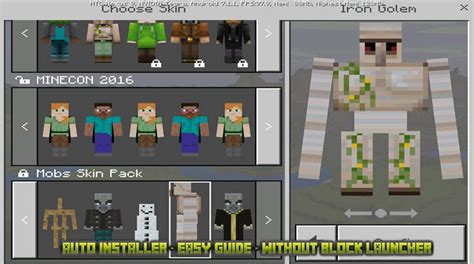 Mobs Skin Pack For Mcpe Para Android Apk Baixar