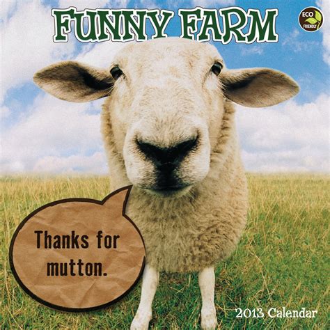 Amazon Funny Farm Calendar Tf Publishing 輸入版カレンダー