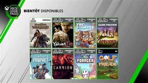 Xbox Game Pass De Nouveaux Titres Arrivent Sur Les Offres Pc Et Console