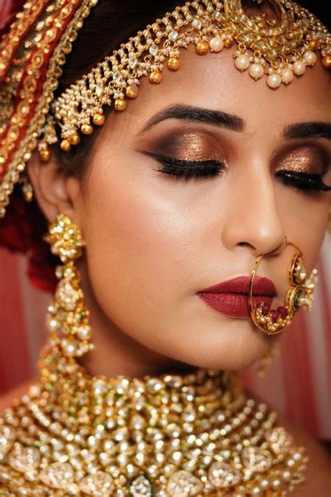 Traditional Indian Royal Bride Bridal Makeup Images Indian Wedding