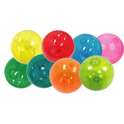 16 Translucent Color Beach Ball