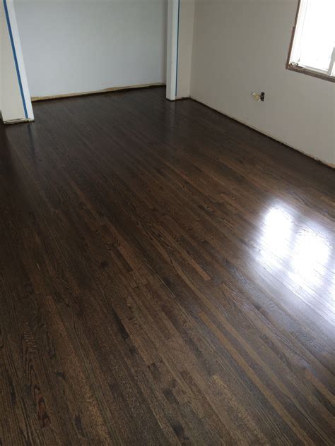 Ebony Darkwalnut Stain Red Oak Floors Walnut Wood Floors Hardwood