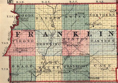 Franklin County Illinois Maps And Gazetteers