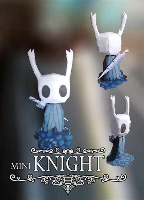 Iridescentweb Mini Knight Hollow Knight Papercraft