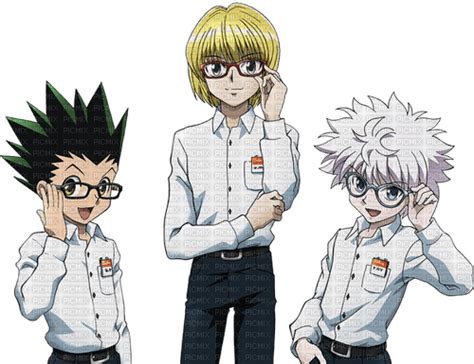 Gon Killua And Kurapika Hunter X Anime Boys Glasses Png