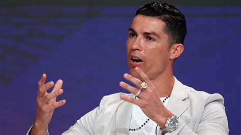 Cristiano Ronaldo Wears Rolexs Gmt Master Ice In Dubai