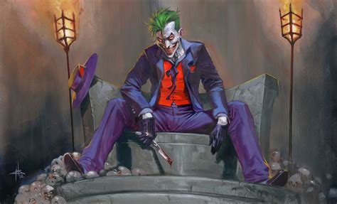 Comics Joker Hd Wallpaper By Gabriele Dellotto