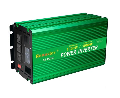 Renoster Power Inverter Dc 12v Ac 240v 1500w 3000w Pure Sine Wave With