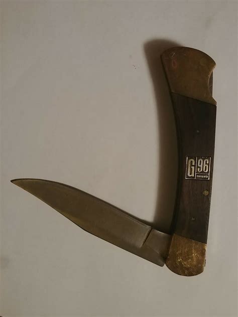 Vintage G96 Brand Lockback Knife Model 960 Japan Hunting Knife For Sale