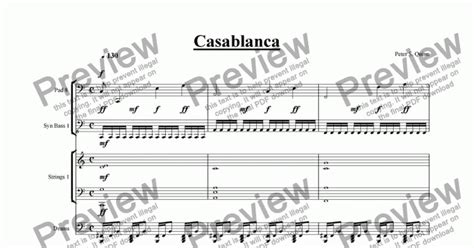 Casablanca Download Sheet Music Pdf File