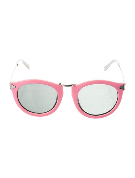 Karen Walker Intergalactic Oversize Sunglasses Pink Sunglasses