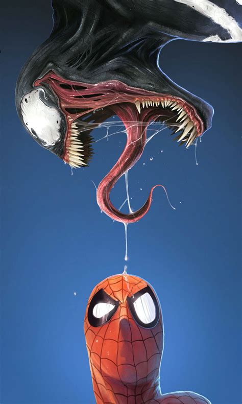 Spiderman And Venom Wallpaper Marvel Comics Comics Anime Venom Comics