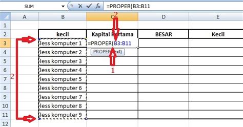 Maybe you would like to learn more about one of these? Cara Membuat Huruf Menjadi Kapital Semua Di Excel ...