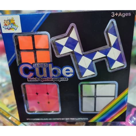 Kit Cubo MÁgico 4 Modelos Series Cube Match Special Purpose Shopee Brasil