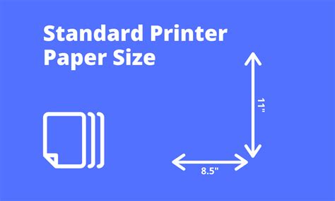 Standard Printer Paper Size