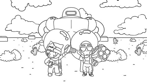 El primo throws a flurry of punches at his enemies. Coloring pages Brawl Stars. Print 100 new images