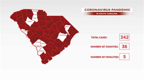 Dhec 44 Additional Covid 19 Cases In Sc 342 Total Wcbd News 2