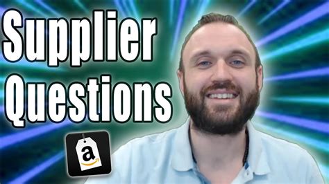 Top 5 Questions You Must Ask Your Suppliers Amazon Fba Youtube