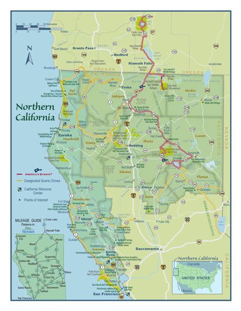 California And Oregon Map Map Vector