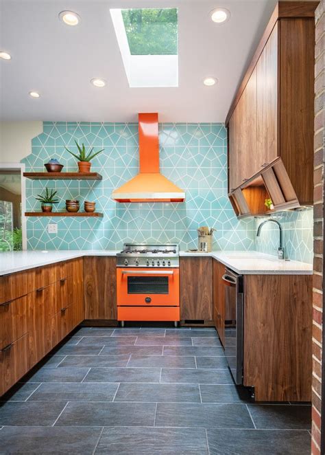 Mid Century Modern Kitchen Floor Tile Flooring Ideas