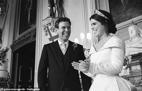 Princess Eugenie S Wedding Dress Designer Shares Unseen Photographs Of The Royal At Her