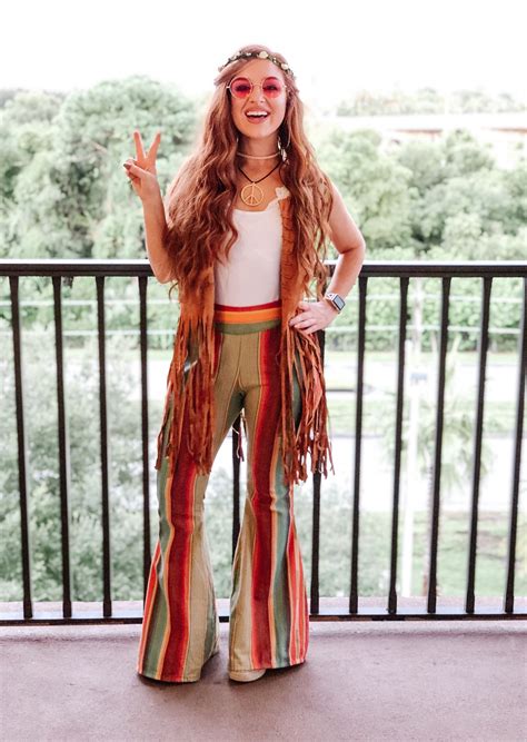 Hippy 60s 70s Outfit Costume Inspiration Hippie Costume Hippie Costume Halloween Hippie