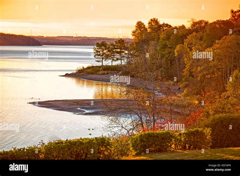 Fall Colors Along The Saint John River Grand Bay Westfield New