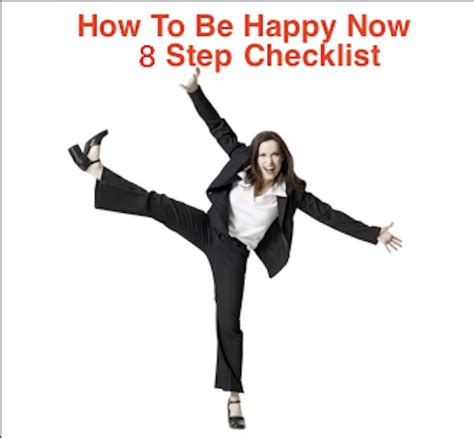 8 Step Happy Now Checklist Lets Get Metaphysical Show