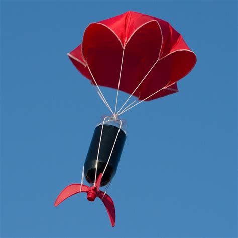 Stratofins Screw On Water Rocket Fins Parachute Kit For 2 Liter Soda