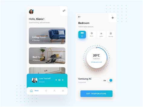 In terms of design, originality and creativity is a must. Smart Home Mobile App UI Template (Free) by Saransh Verma