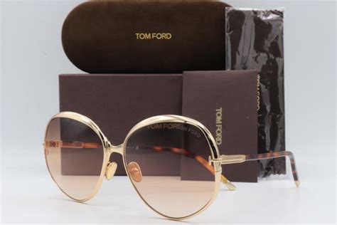 Tom Ford Yvette 02 Tf913 913 Sunglasses Gold Havana 28f Authentic 60mm