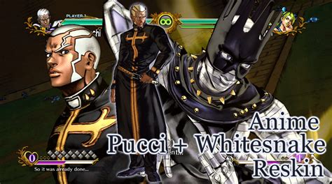 Anime Pucci Whitesnake Reskin Jojos Bizarre Adventure All Star