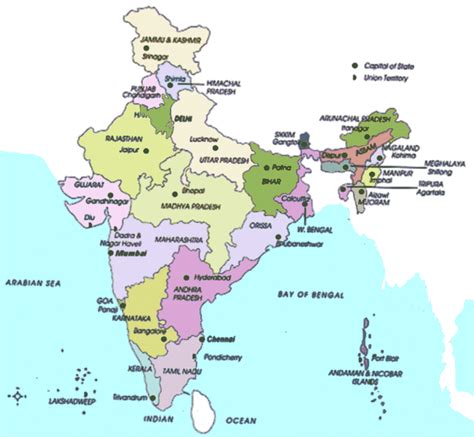 Awesome Map Of India India Map India World Map Map