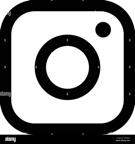 Instagram Logo Insta Realistic Social Media Icon Logotype On A
