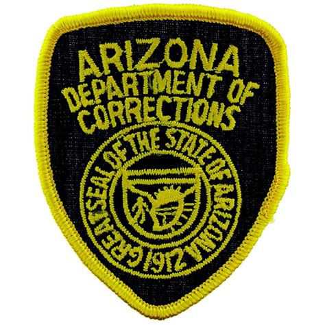 Arizona Department Of Corrections Embroidered Iron On Patch At