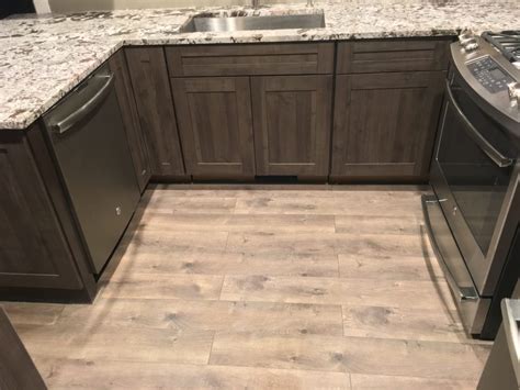 Cabinets before or after flooring. Sharing the Before and After with Pergo Laminate Flooring