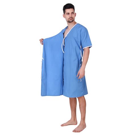 Plain Polyester Mix Cotton Patient Gowns For Hospital Use Machine Wash Rs 300 Piece Id