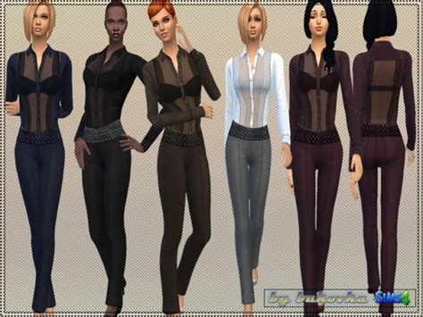 Business Clothes Set At Bukovka Sims 4 Updates