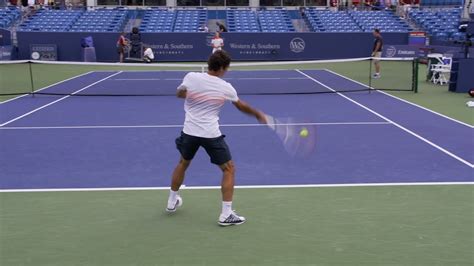 Find out in today's video! Roger Federer Forehand, Backhand, Overhead and Volley 2 ...