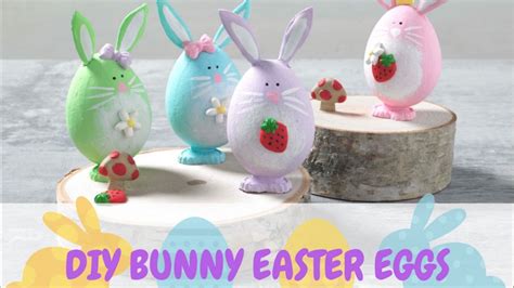 Diy Bunny Easter Eggs Craft For Kids Youtube